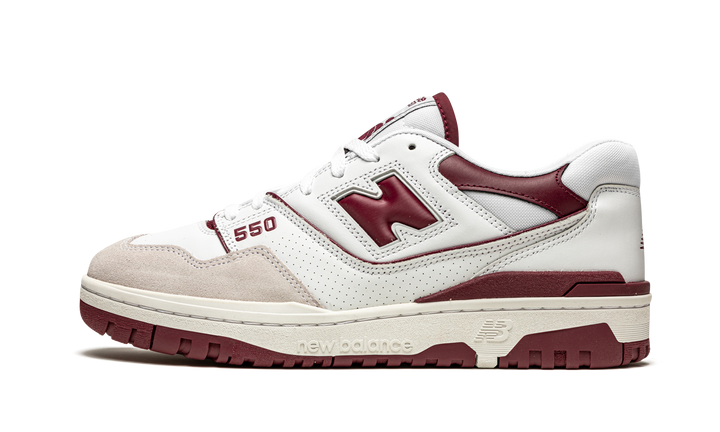 NEW BALANCE 550 WHITE BURGUNDY