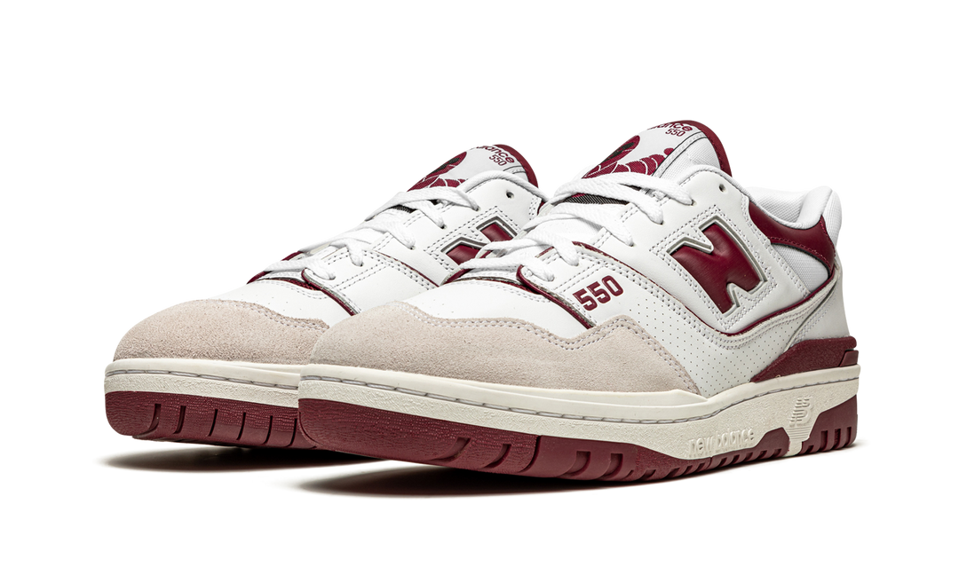 NEW BALANCE 550 WHITE BURGUNDY