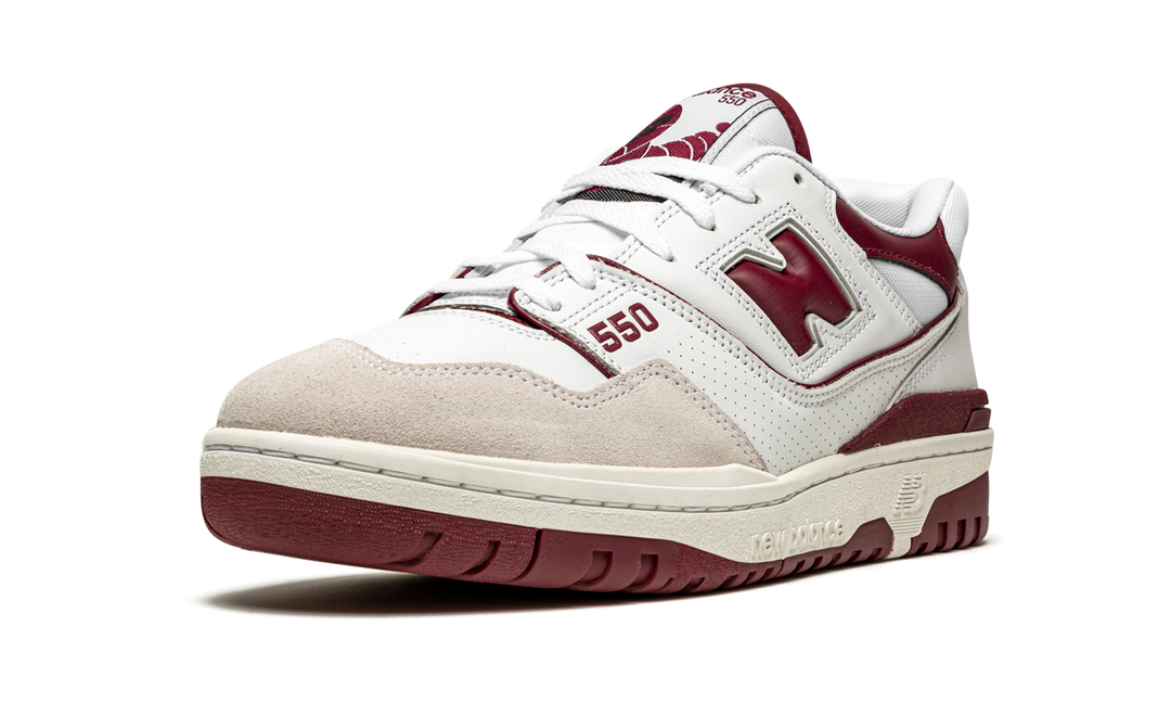 NEW BALANCE 550 WHITE BURGUNDY