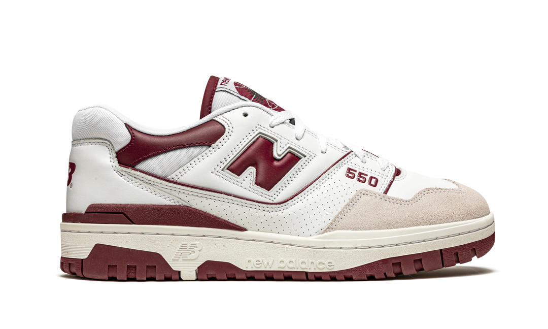 NEW BALANCE 550 WHITE BURGUNDY