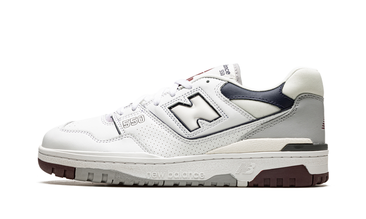 NEW BALANCE 550 WHITE BURGUNDY NAVY