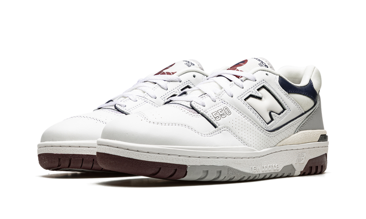 NEW BALANCE 550 WHITE BURGUNDY NAVY