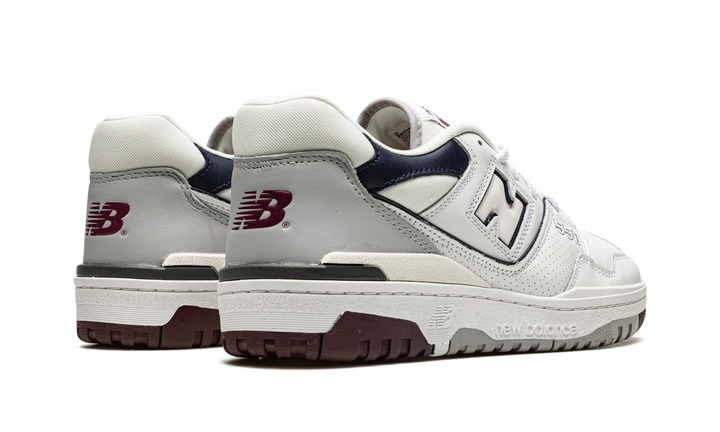 NEW BALANCE 550 WHITE BURGUNDY NAVY