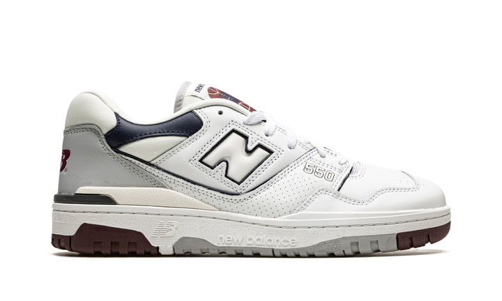NEW BALANCE 550 WHITE BURGUNDY NAVY