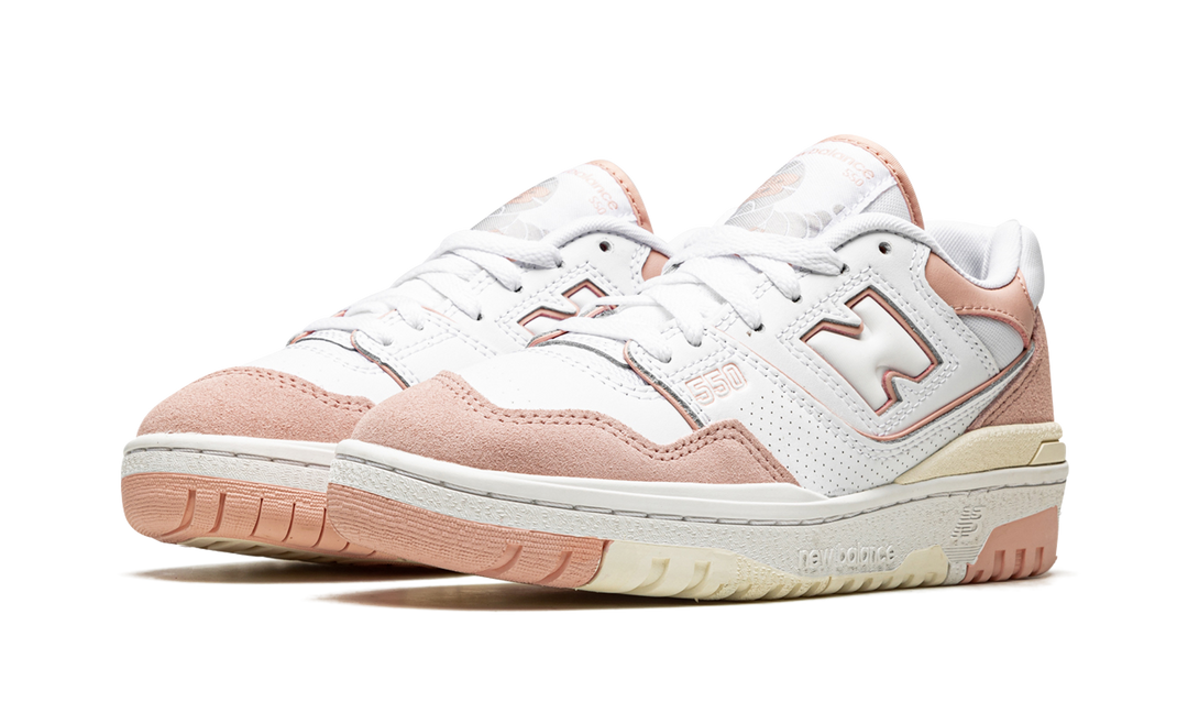 NEW BALANCE 550 WHITE PINK SAND WOMENS