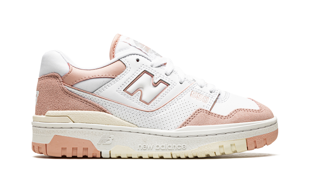 NEW BALANCE 550 WHITE PINK SAND WOMENS