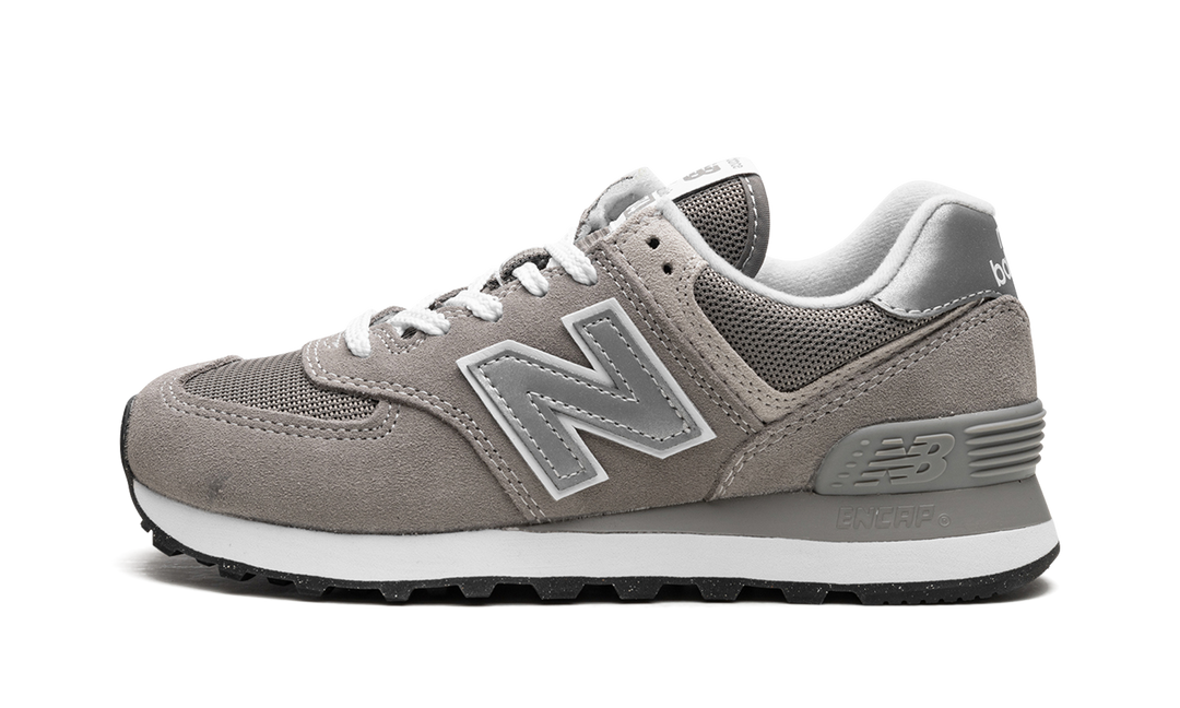 NEW BALANCE 574 CORE GREY WHITE WOMENS