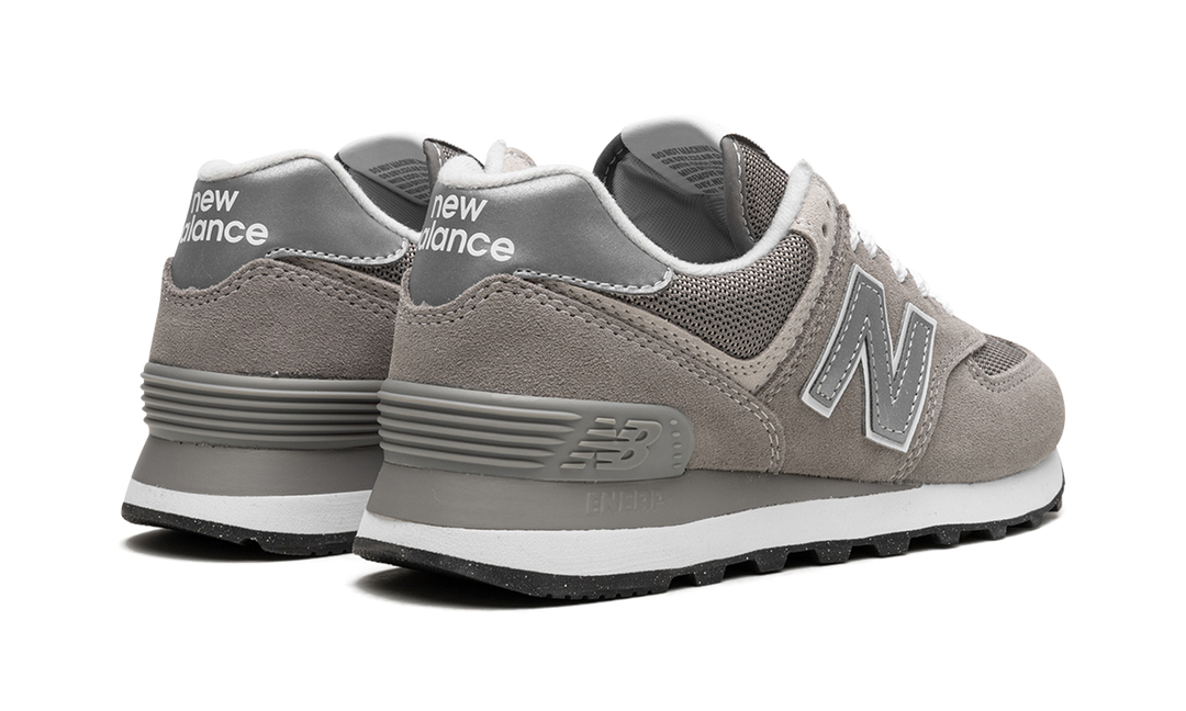 NEW BALANCE 574 CORE GREY WHITE WOMENS