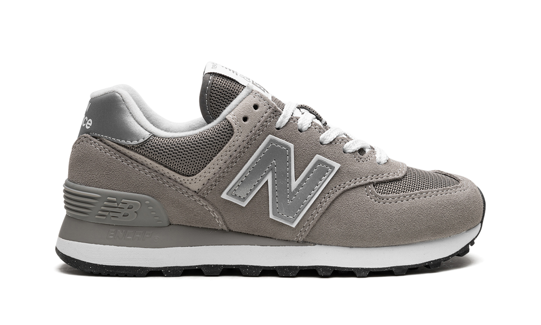 NEW BALANCE 574 CORE GREY WHITE WOMENS