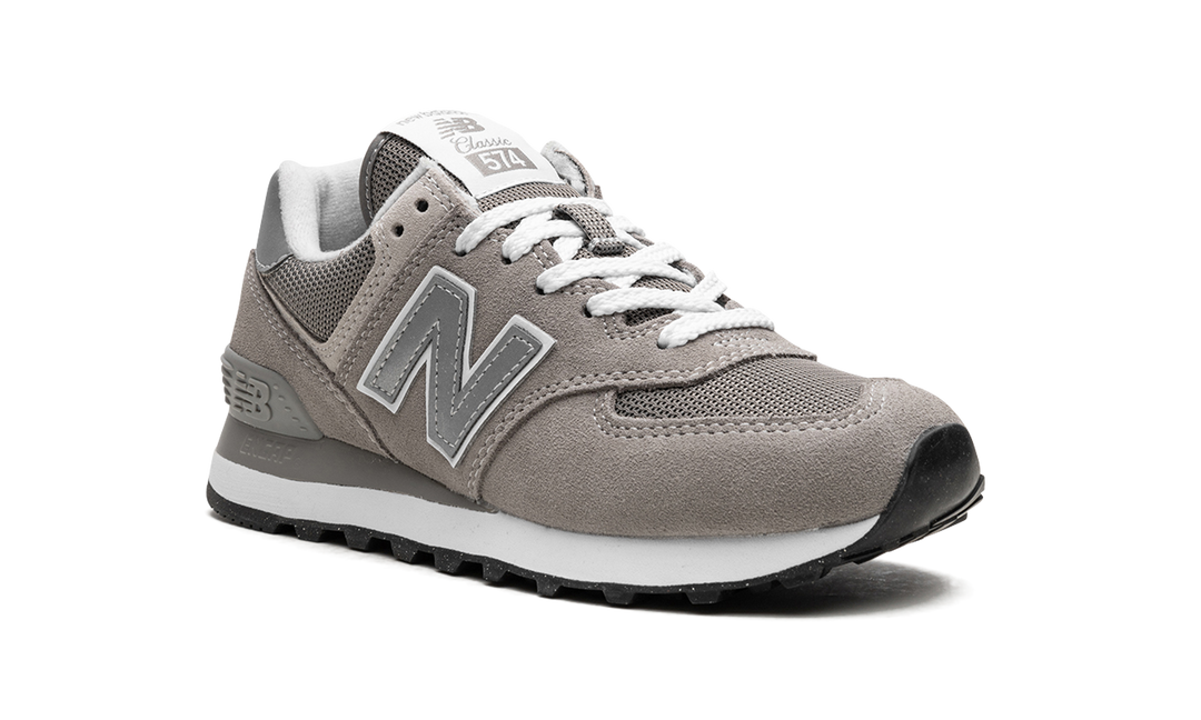 NEW BALANCE 574 CORE GREY WHITE WOMENS