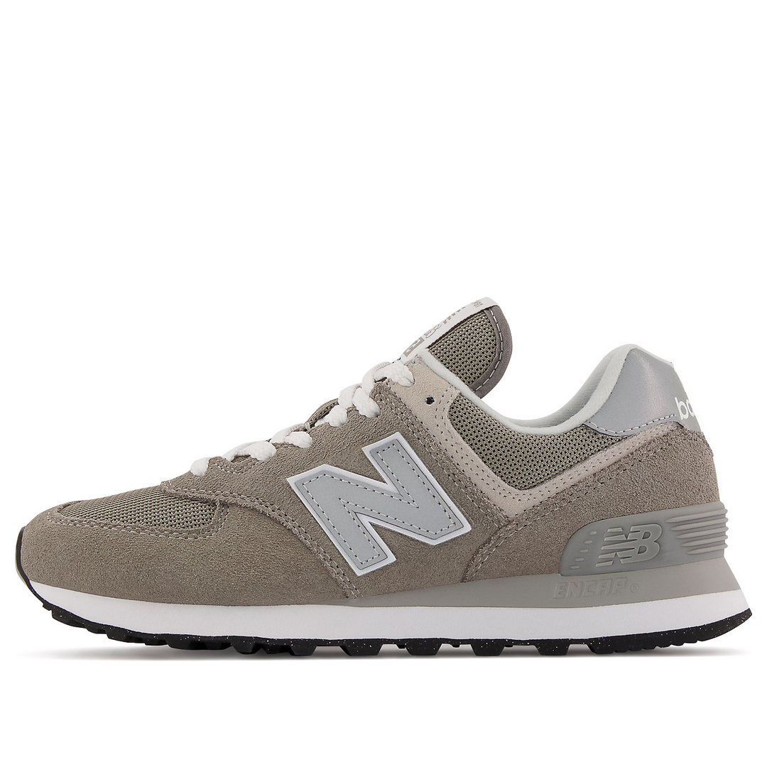 NEW BALANCE 574 CORE GREY WHITE WOMENS