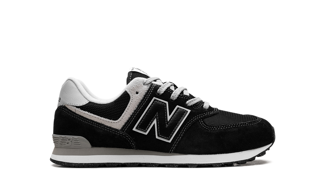 NEW BALANCE 574 CORE PACK BLACK WHITE GS