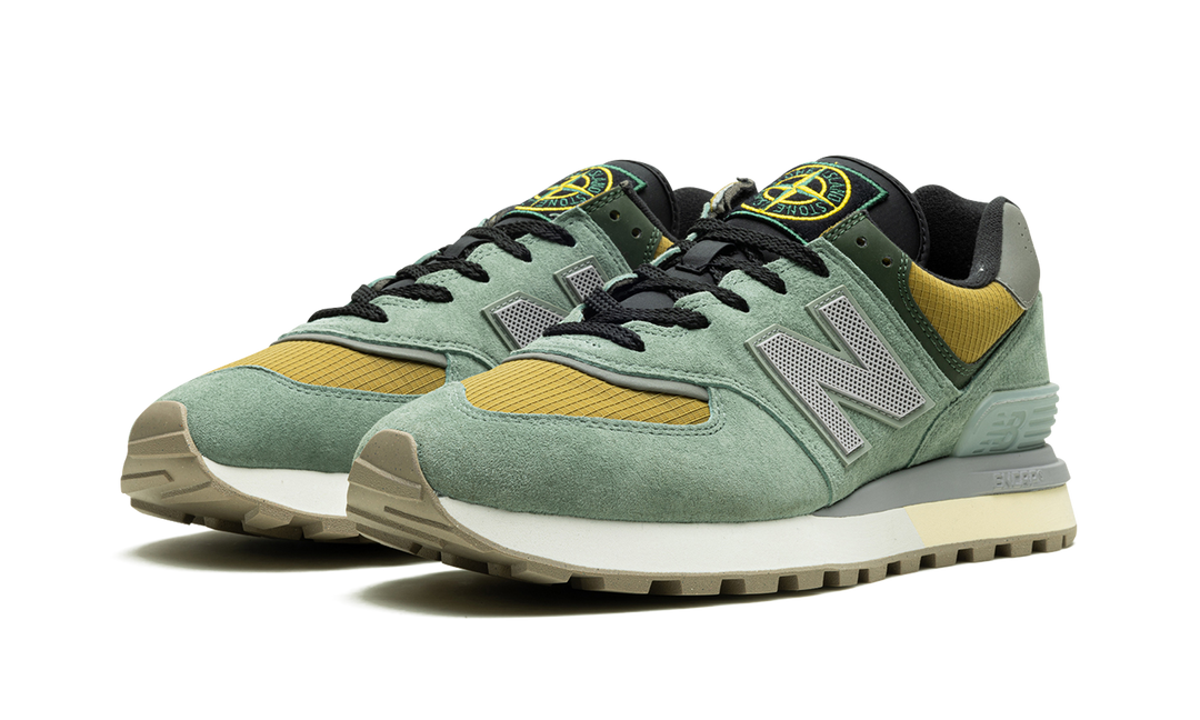 NEW BALANCE 574 LEGACY STONE ISLAND LIGHT GREEN