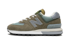 NEW BALANCE 574 X STONE ISLAND OLIVE GREEN
