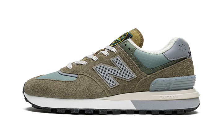 NEW BALANCE 574 X STONE ISLAND OLIVE GREEN
