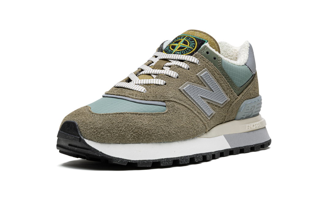 NEW BALANCE 574 X STONE ISLAND OLIVE GREEN