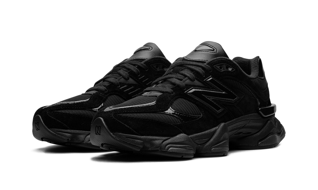 NEW BALANCE 9060 TRIPLE BLACK PATENT