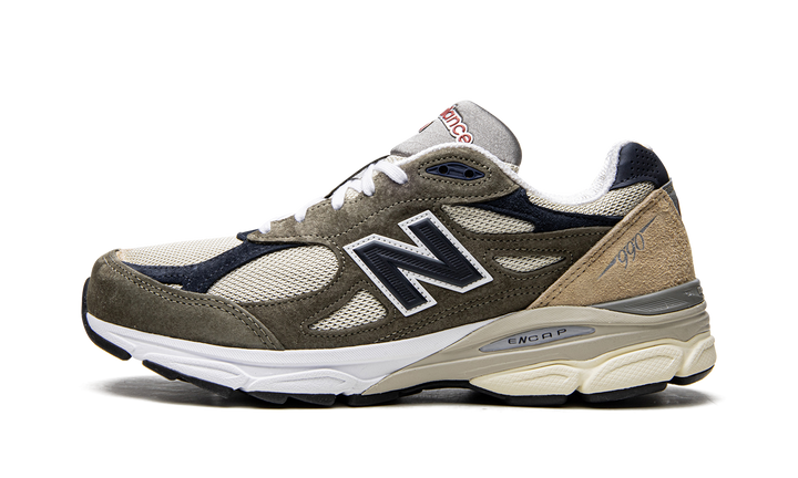 NEW BALANCE 990V3 MADE IN USA X TEDDY SANTIS OLIVE