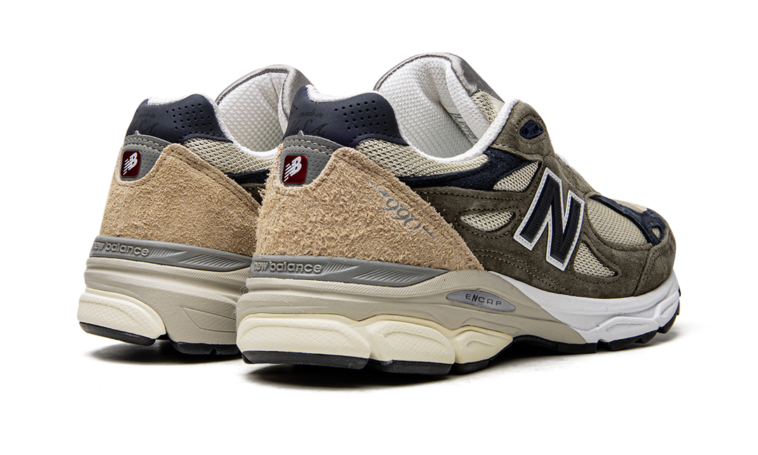 NEW BALANCE 990V3 MADE IN USA X TEDDY SANTIS OLIVE