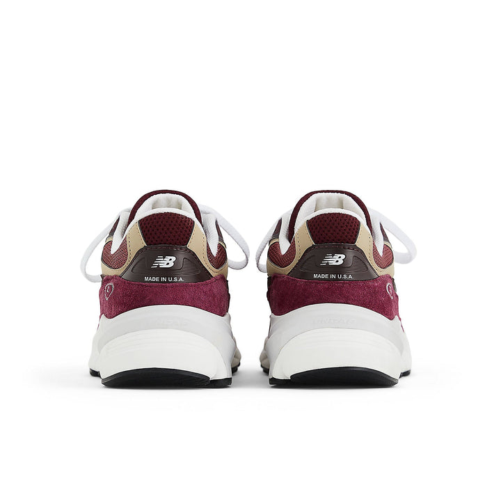 NEW BALANCE 990V6 MIUSA TEDDY SANTIS BURGUNDY TAN