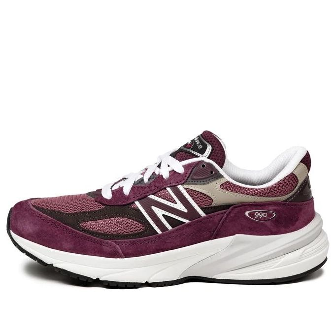 NEW BALANCE 990V6 MIUSA TEDDY SANTIS BURGUNDY TAN