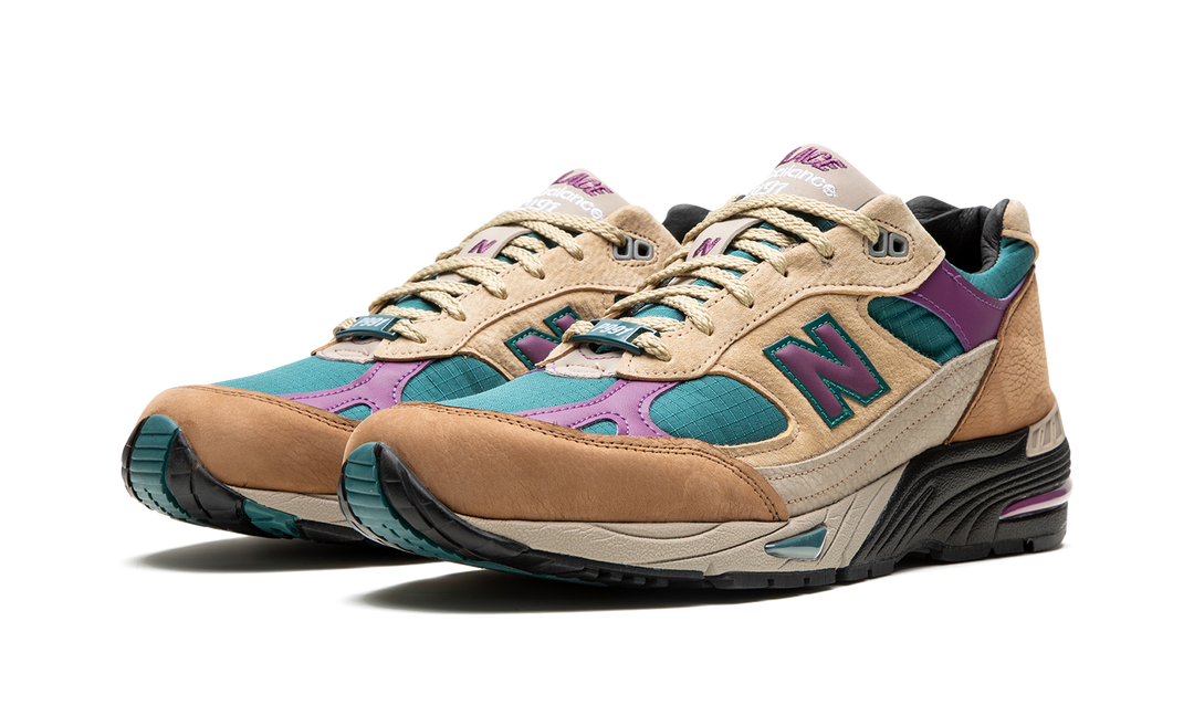 NEW BALANCE 991 MADE IN ENGLAND X PALACE TEAL