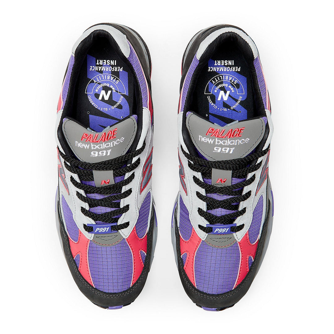 NEW BALANCE 991 X PALACE GREY PINK MULTI