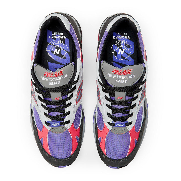 NEW BALANCE 991 X PALACE GREY PINK MULTI