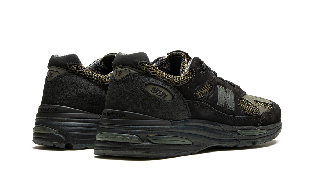 NEW BALANCE 991V2 X STONE ISLAND BLACK OLIVE