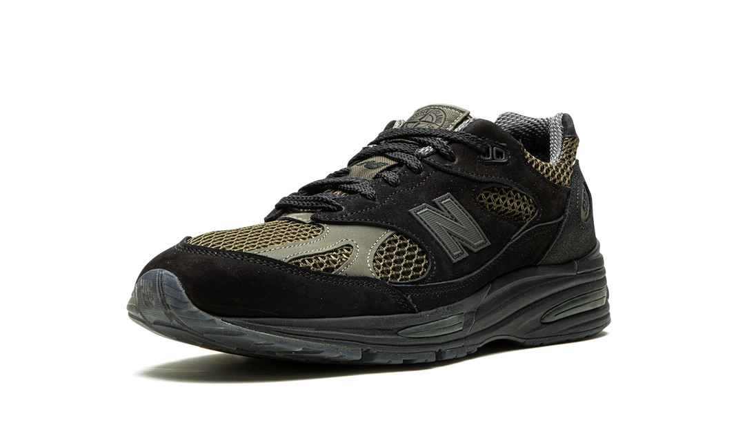 NEW BALANCE 991V2 X STONE ISLAND BLACK OLIVE