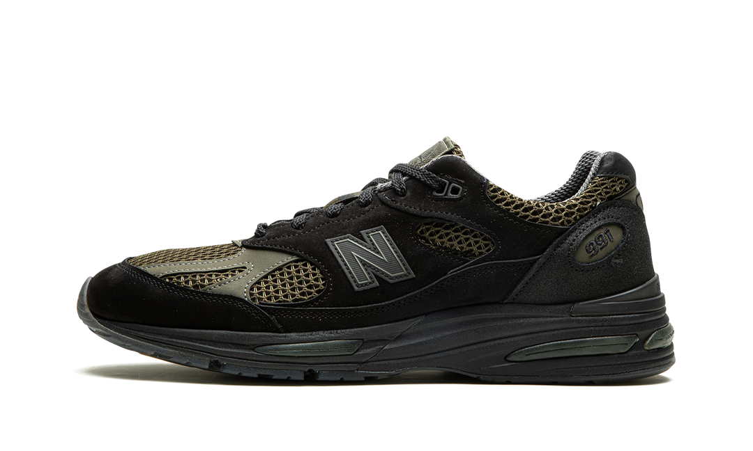 NEW BALANCE 991V2 X STONE ISLAND BLACK OLIVE