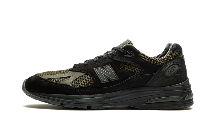 NEW BALANCE 991V2 X STONE ISLAND BLACK OLIVE
