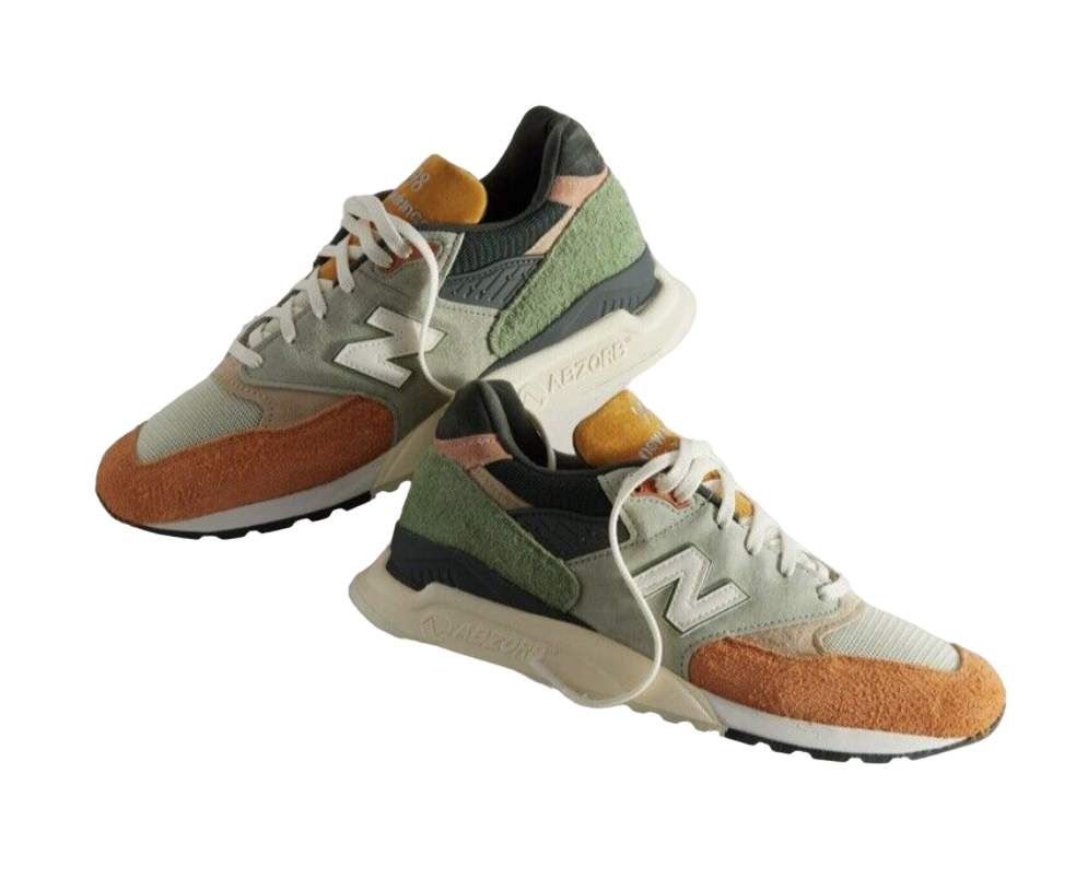 NEW BALANCE 998 RONNIE FIEG &amp; FRANK LLOYD WRIGHT FOUNDATION BROADACRE CITY ALOE WASH