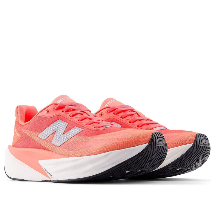 NEW BALANCE FUELCELL REBEL V5 URGENT RED WHITE SILVER WOMENS