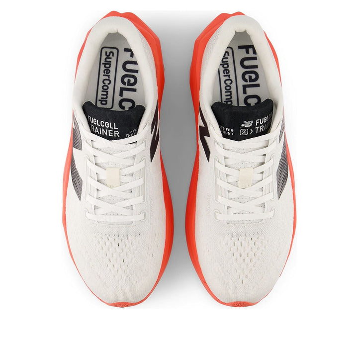 NEW BALANCE FUELCELL SUPERCOMP TRAINER V3 URGENT RED SEA SALT BLACK