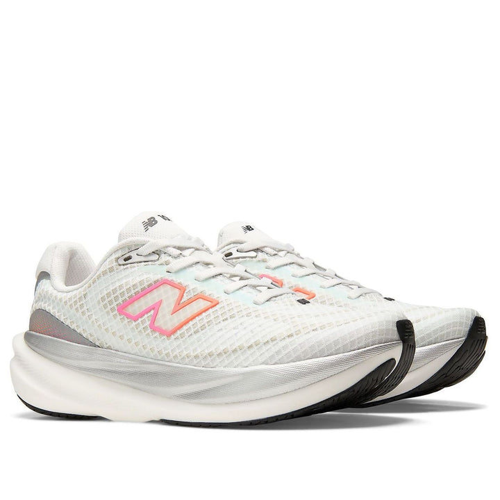 NEW BALANCE INFINION 1080V15 BREATHE WHITE PINK HEAT TANGERINE WOMENS
