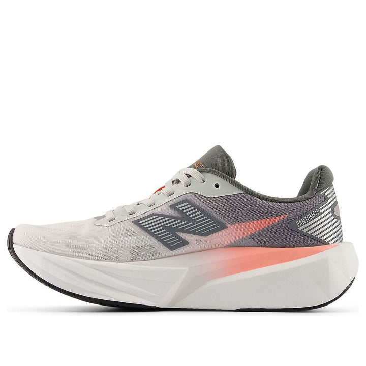 NEW BALANCE TCS NYC MARATHON FUELCELL REBEL V5 GRAPEFRUIT GREY MATTER POPPY WOMENS