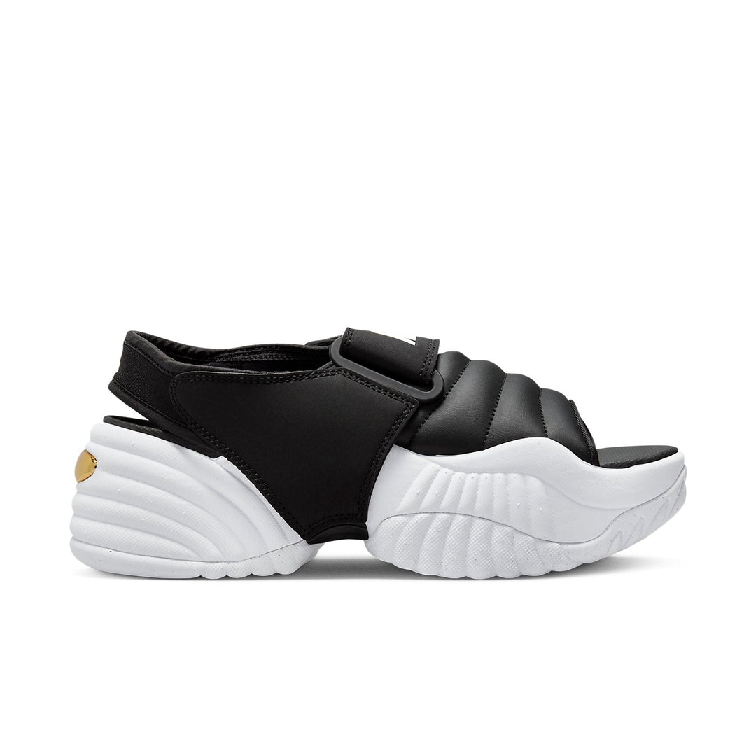 NIKE AIR ADJUST FORCE SANDAL BLACK METALLIC GOLD WOMENS