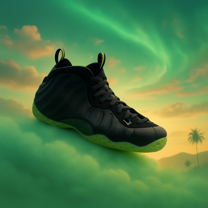 NIKE AIR FOAMPOSITE ONE BLACK VOLT