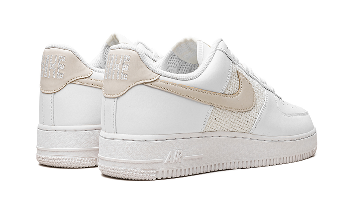NIKE AIR FORCE 1 07 CROSS STITCH WHITE FOSSIL WOMENS