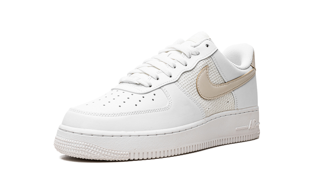 NIKE AIR FORCE 1 07 CROSS STITCH WHITE FOSSIL WOMENS