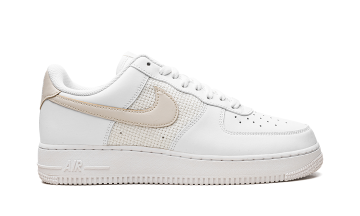 NIKE AIR FORCE 1 07 CROSS STITCH WHITE FOSSIL WOMENS