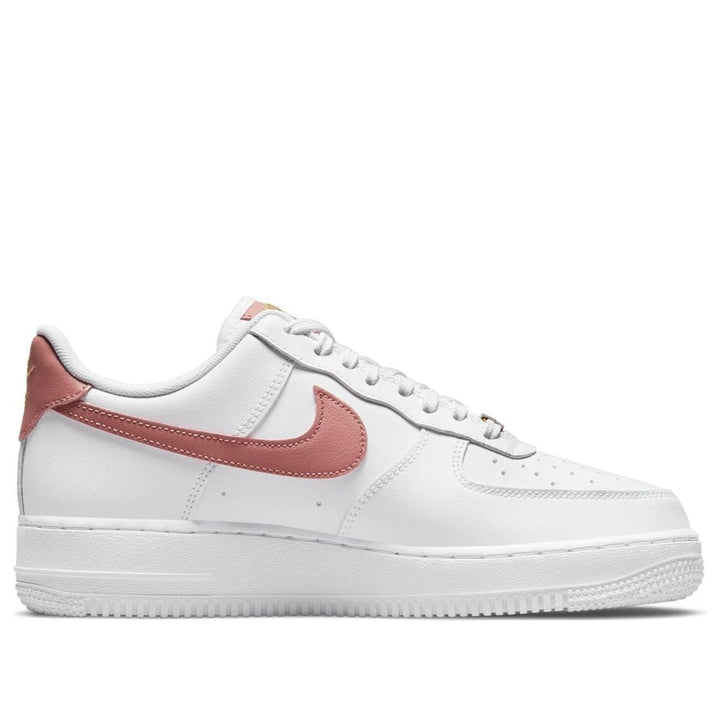 NIKE AIR FORCE 1 07 LOW MINI SWOOSH RUST PINK WOMENS