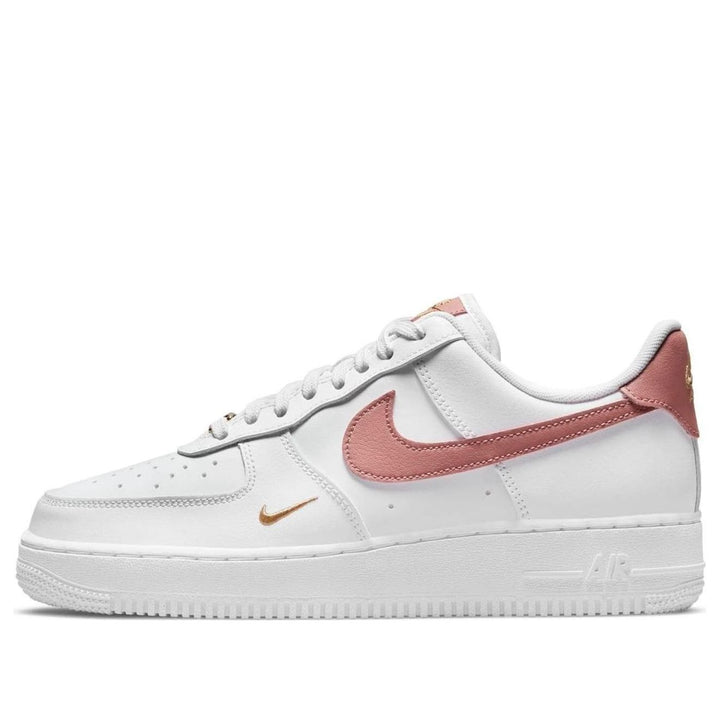 NIKE AIR FORCE 1 07 LOW MINI SWOOSH RUST PINK WOMENS
