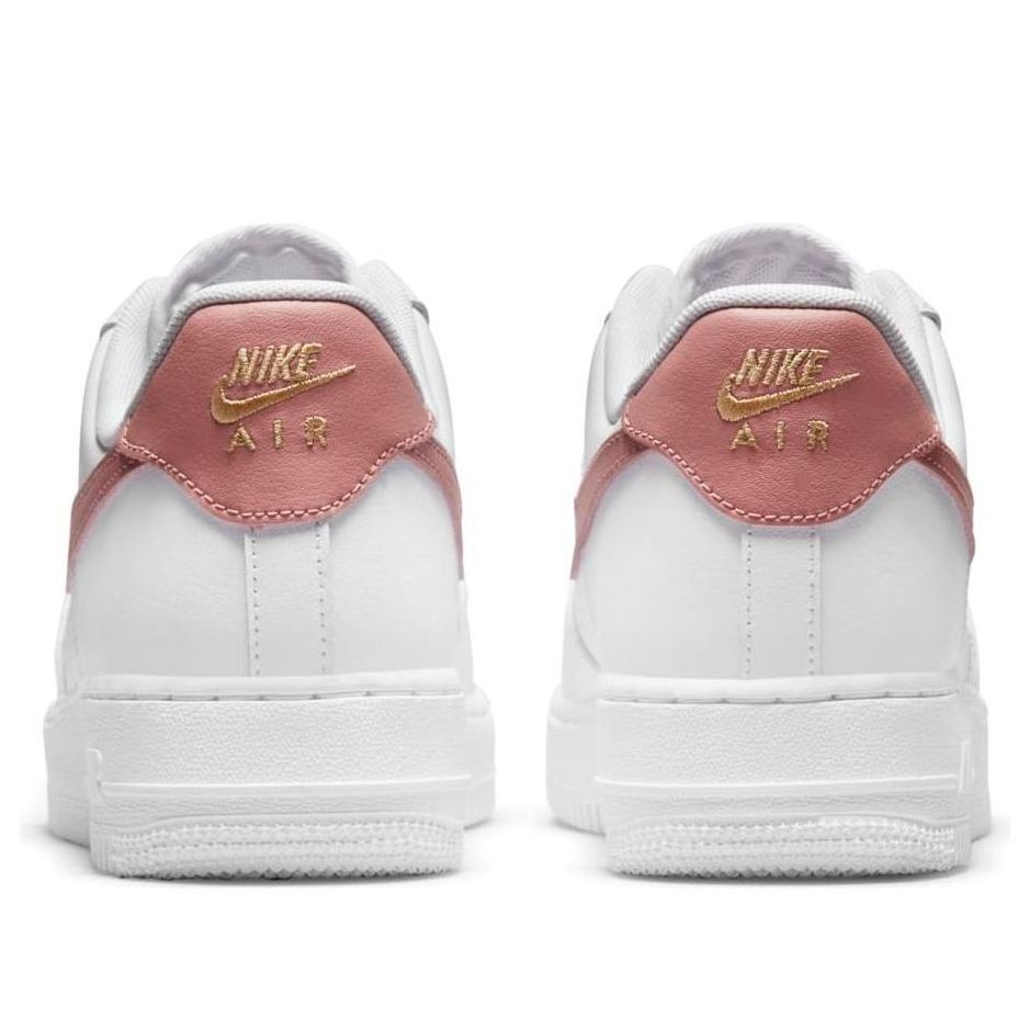 NIKE AIR FORCE 1 07 LOW MINI SWOOSH RUST PINK WOMENS
