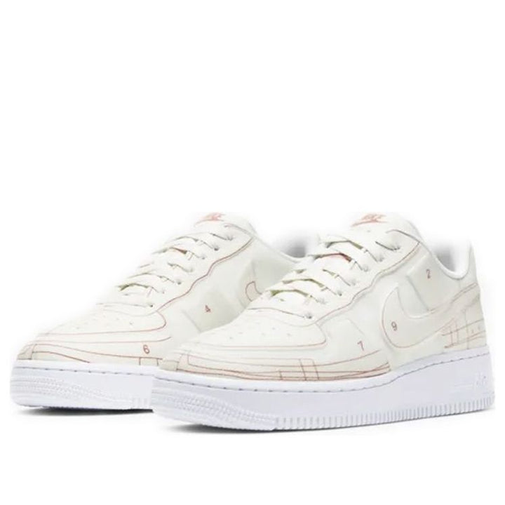 NIKE AIR FORCE 1 07 LOW SCHEMATIC SAIL WOMENS