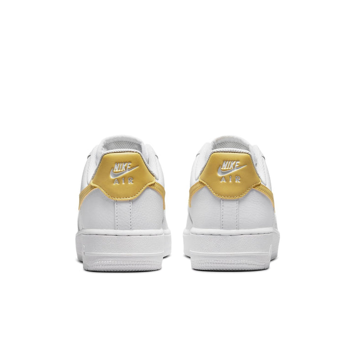 NIKE AIR FORCE 1 07 LOW WHITE SATURN GOLD WOMENS