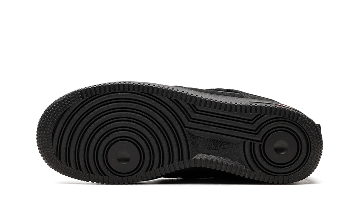 NIKE AIR FORCE 1 07 LV8 REFLECTIVE SWOOSH BLACK CRIMSON
