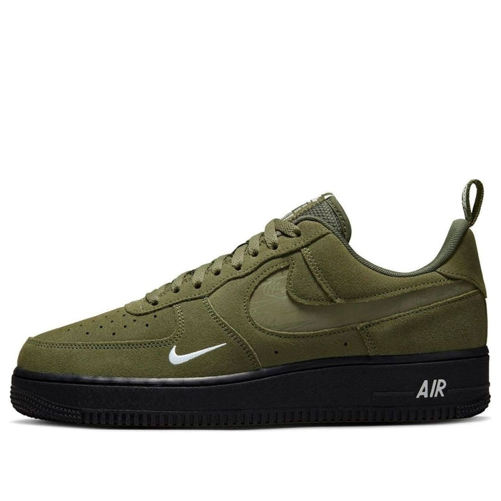 NIKE AIR FORCE 1 07 LV8 REFLECTIVE SWOOSH CARGO KHAKI