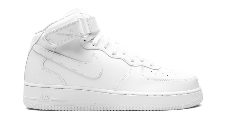 NIKE AIR FORCE 1 07 MID TRIPLE WHITE